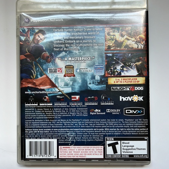 PS3 Uncharted Drake’s Fortune and Uncharted 2 Among Thieves - Picture 9 of 13